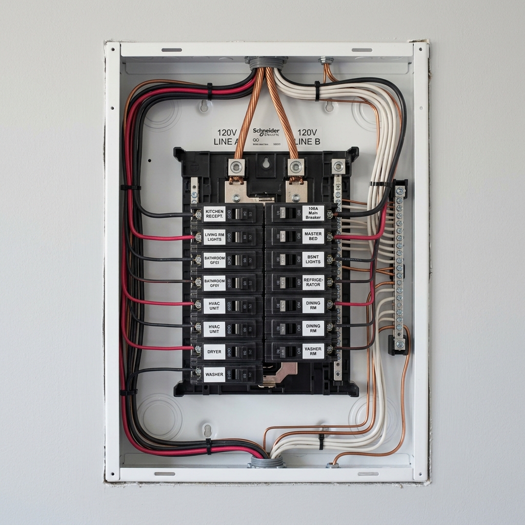 Open electrical panel scan